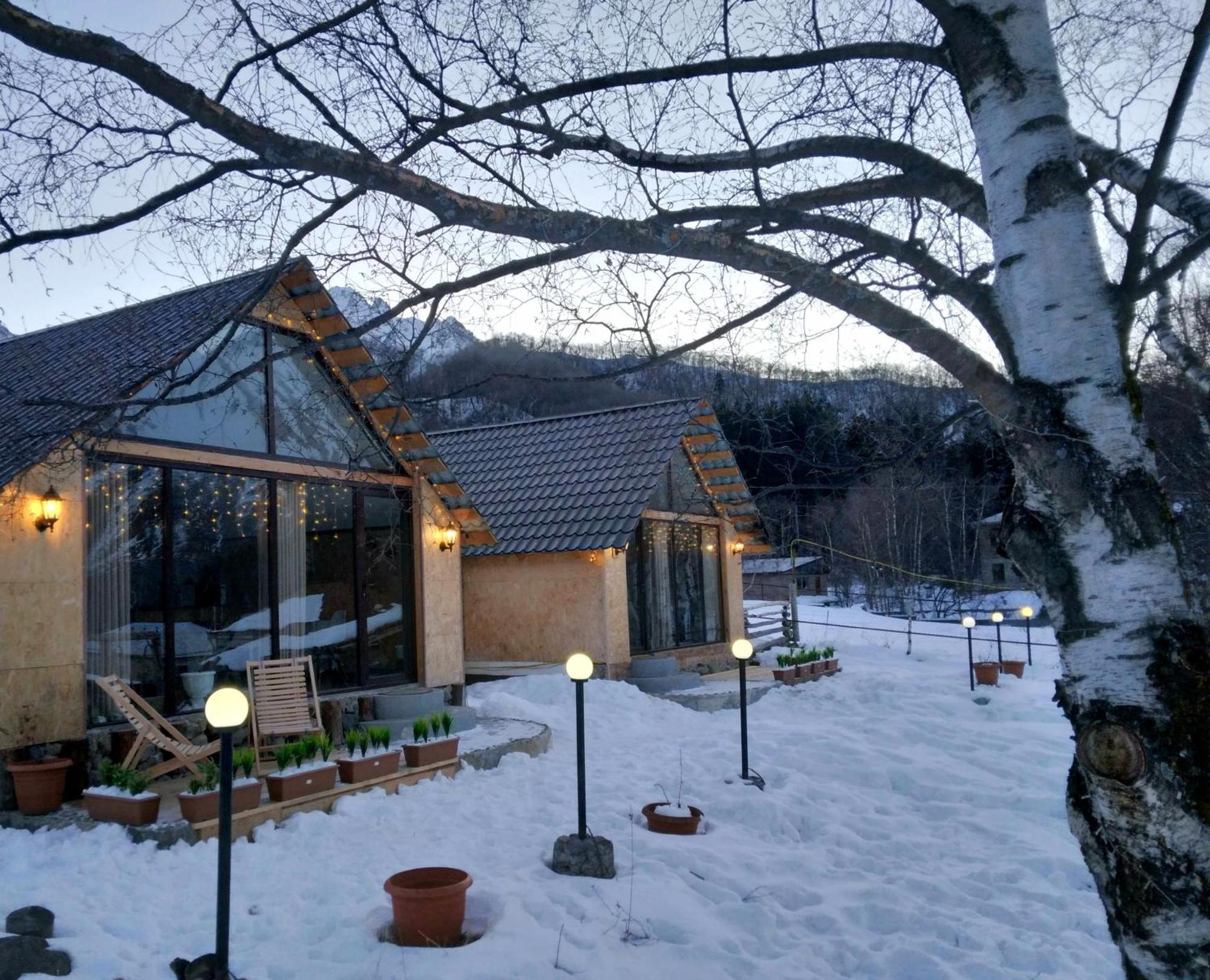 Kazbegi Cottages Qabarjina Exterior photo
